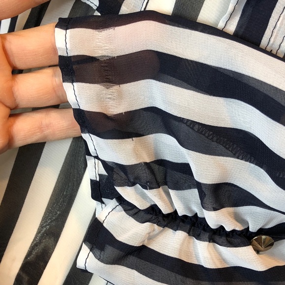 Pronto Black & White Striped Top - Picture 8 of 8